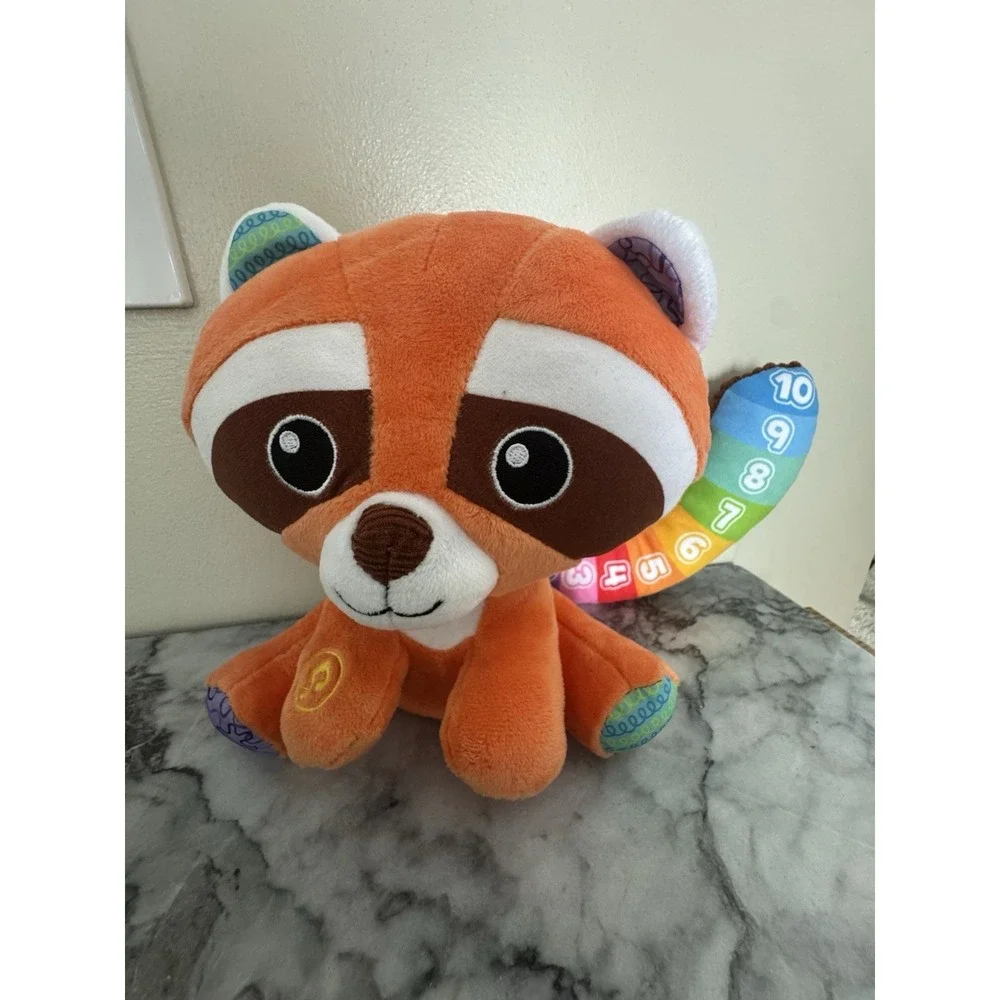 LEAP FROG Interactive Colorful Counting Red Panda 2021 Music Numbers Plush